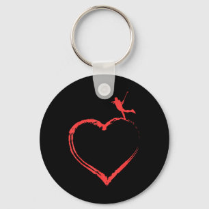 Field Hockey Heart _4 Keychain