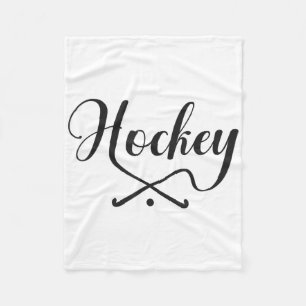 Field Hockey Hockey _7 Fleece Blanket