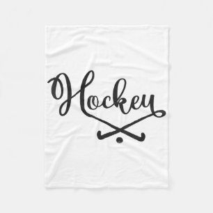 Field Hockey Hockey _9 Fleece Blanket