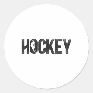 Field Hockey Hockey  Classic Round Sticker