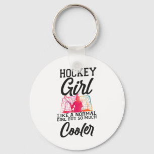 Field Hockey Hockey Girl Like A Normal Girl But So Keychain