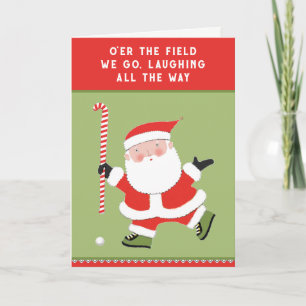 Field Hockey Holiday Card