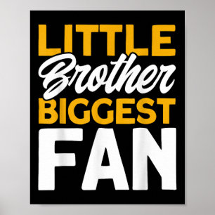Field Hockey Little Brother Biggest Fan _3  Poster