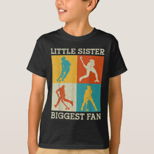 Field Hockey Little Sister Biggest Fan T-Shirt
