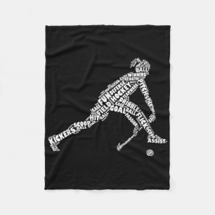 Field Hockey Love Field Hockey Player Hockey Fan Fleece Blanket