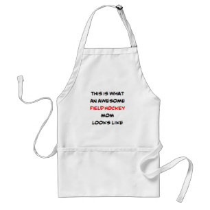 field hockey mom, awesome standard apron