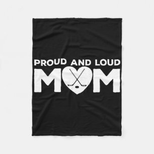 Field Hockey Mom Fleece Blanket