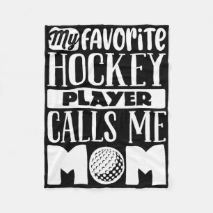 Field Hockey Mom Shirt Women Field Hockey Lover Fleece Blanket