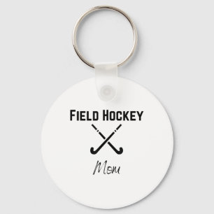 Field Hockey Mom Spirit Wear Parent Pride Fun Spor Keychain