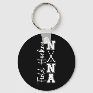 Field Hockey Nana Grandma Nana Of A Field Hockey P Keychain