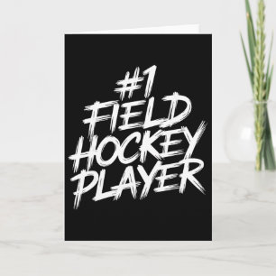 Field Hockey Player  Card