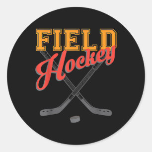 Field Hockey Player Coach Sport Lover Hockey Fan P Classic Round Sticker
