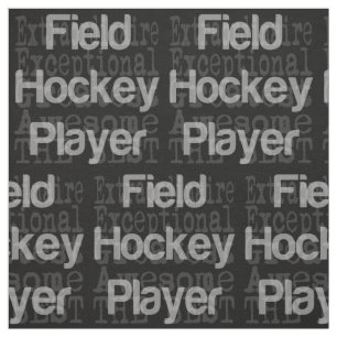 Field Hockey Player Extraordinaire Fabric
