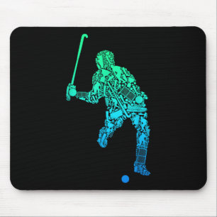 Field Hockey Player For Boys And Children  Mouse Pad