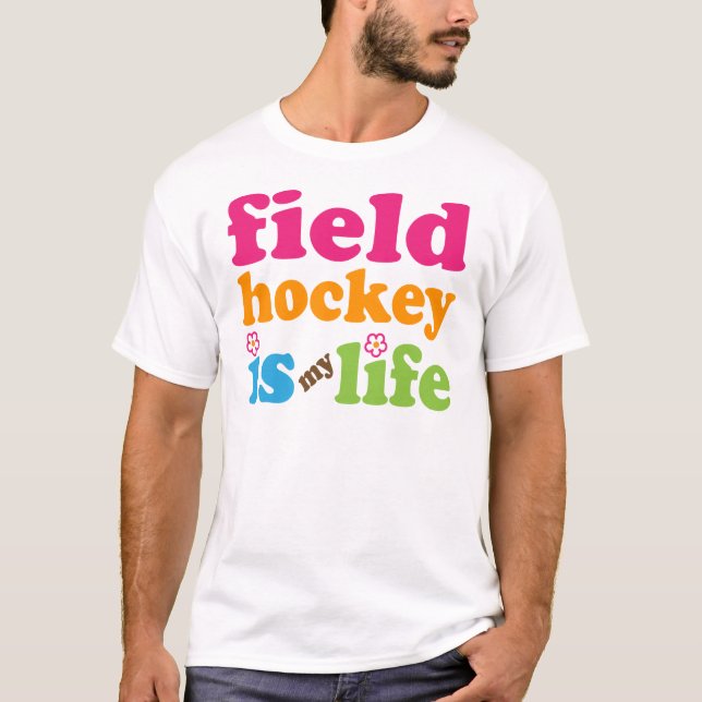 Field Hockey Player Gift Girls T-Shirt (Front)