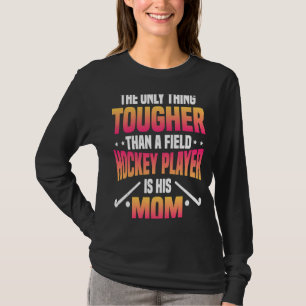 Field Hockey Player Mom Goalkeeper Team Sport Moth T-Shirt