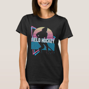 Field Hockey Player Retro T-Shirt
