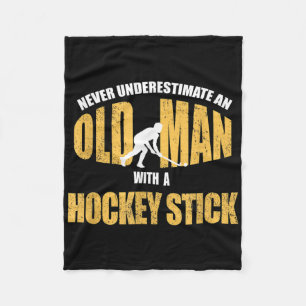 Field Hockey Player Stick Handling Funny Sports Gi Fleece Blanket