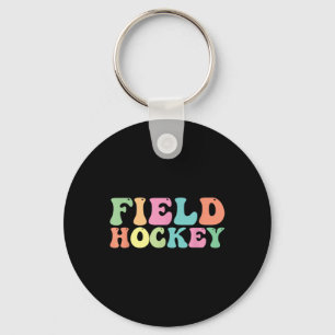 Field Hockey Player Team Coach Trainer Keychain