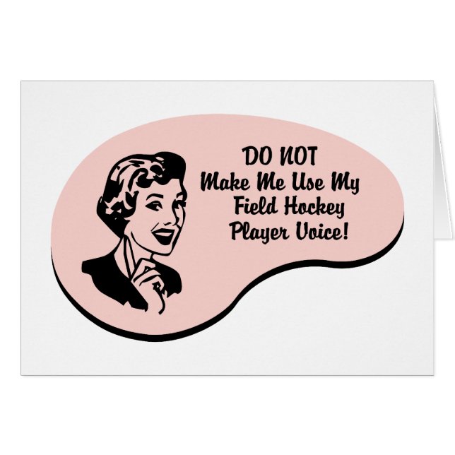 Field Hockey Player Voice (Front Horizontal)