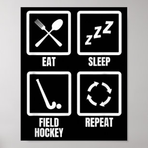 Field Hockey Routine  Poster