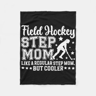 Field Hockey Step-mom Definition Field Hockey Play Fleece Blanket