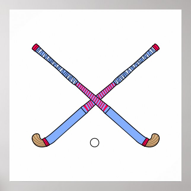 Field Hockey Sticks Poster (Front)