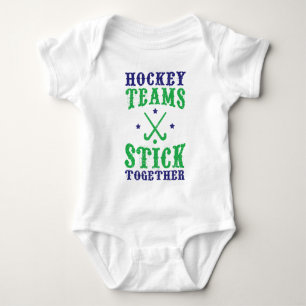 Field Hockey Teams Stick Together Baby Bodysuit