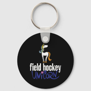 Field Hockey Unicorn Keychain