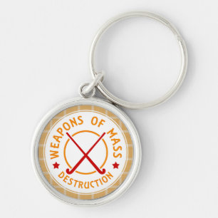 Field Hockey Weapons Keyring