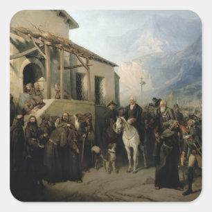 Field-marshal Alexander Suvorov Square Sticker