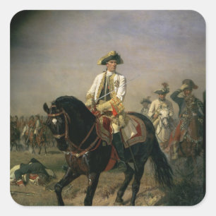 Field Marshal Baron Ernst von Laudon Square Sticker