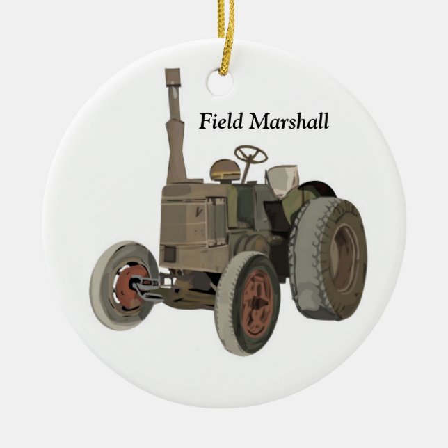 Field Marshall Ceramic Ornament (Front)