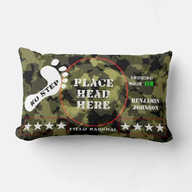 Field Marshall General Lumbar Pillow (Front)