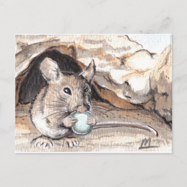 Field Mouse Postcard (Front)