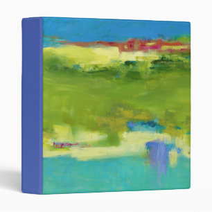 Field Notes - Abstract Green Art Binder