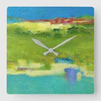 Field Notes - Abstract Green Art