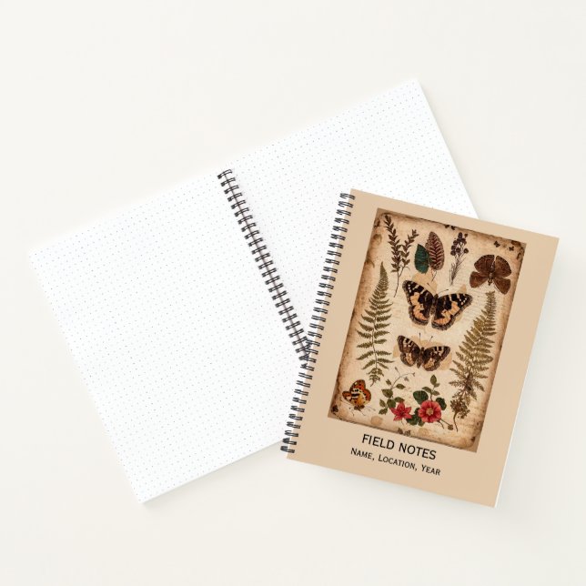 Field Notes Nature Journal Butterfly Vintage  (Inside)
