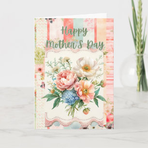 Field of Blossoming Wildflowers Holiday Card