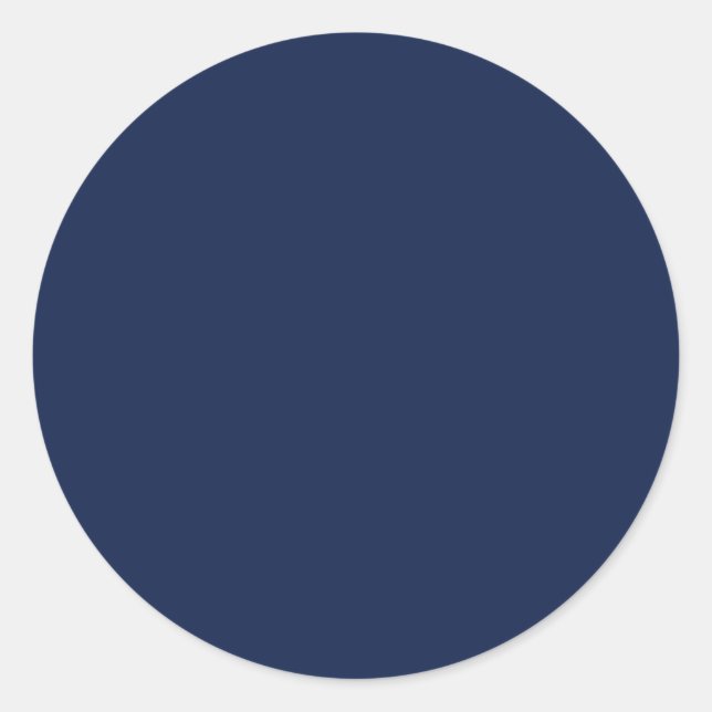 Field of Blue Classic Round Sticker (Front)