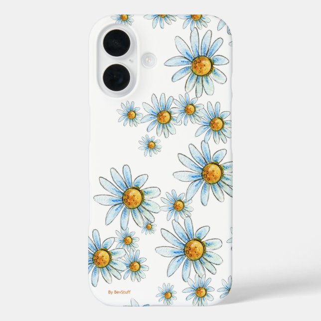 Field of Blue Daisies Phone Case (Back)
