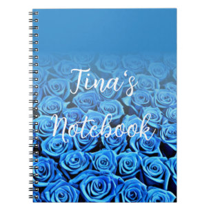 Field Of Blue Roses Notebook