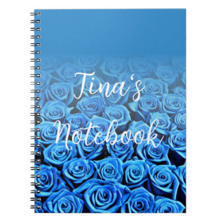 Field Of Blue Roses Notebook
