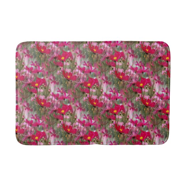 Field of Cosmos...... Bath Mat (Front)