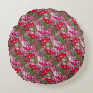 Field of Cosmos....... Round Pillow