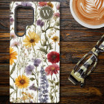 Field of Country Wildflowers Monogram Samsung Galaxy Case<br><div class="desc">Embrace the timeless allure of country wildflowers and add a touch of nature-inspired charm to your daily routine with this personalized cell phone case.</div>