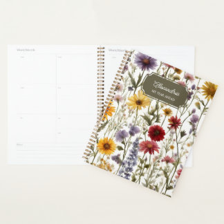 Field of Country Wildflowers Planner