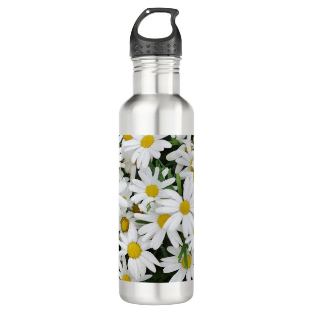 Field of Daisies Photo 710 Ml Water Bottle (Front)