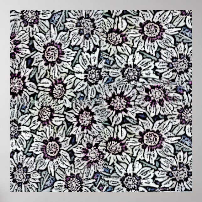 Field Of Daisies Poster (Front)