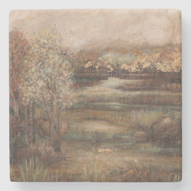 Field of Dreams I Stone Coaster (Front)